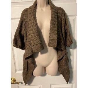 The Limited Brown Wrap Cardigan Sweater Size S/M